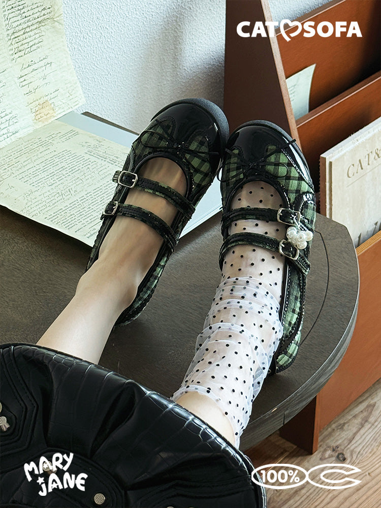 Cat&Sofa 2025 Mary Jane Flats