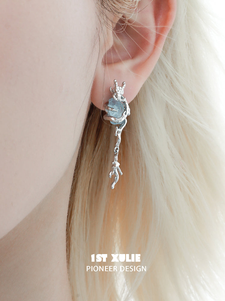 1STXULIE Spirit Dragon Silver Jewelry Collection
