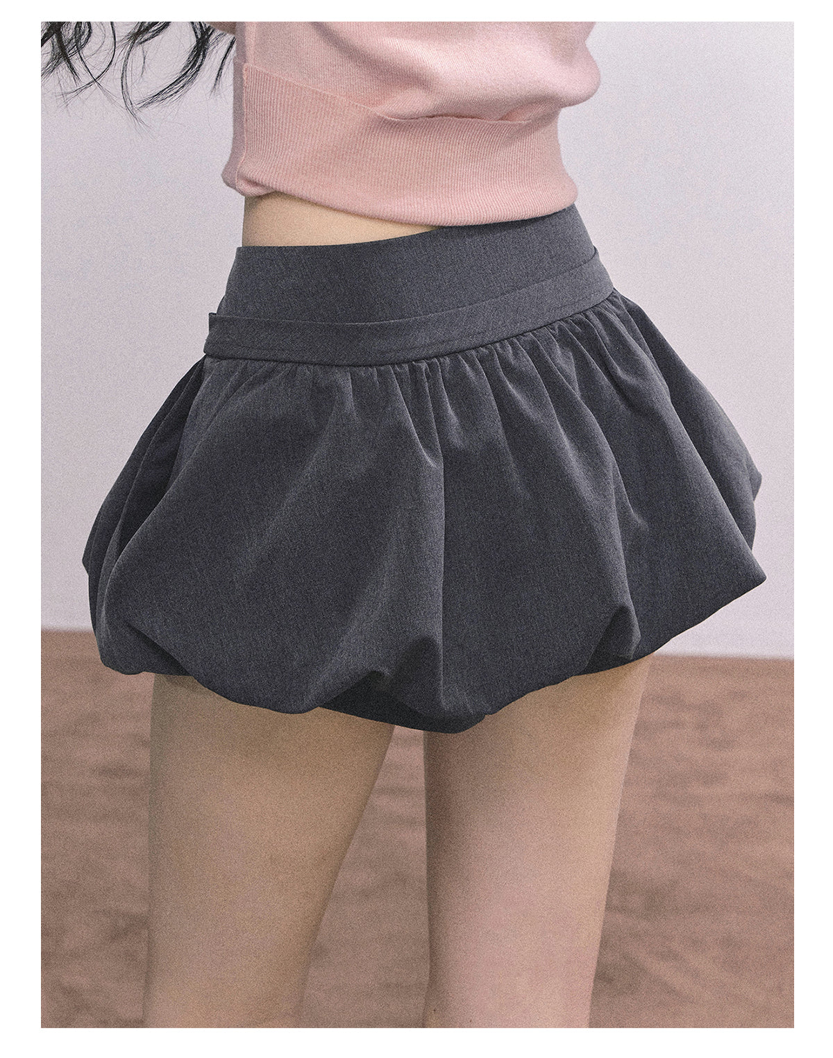 ShaoYeYan MIU Style Waltz American Slim-Fit Skirt