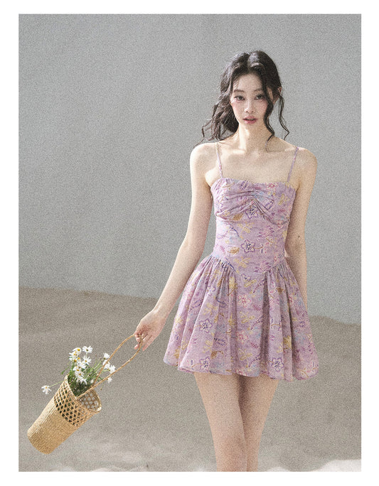 ShaoYeYan Aomalm Scent of Iris Dopamine French Cami Dress