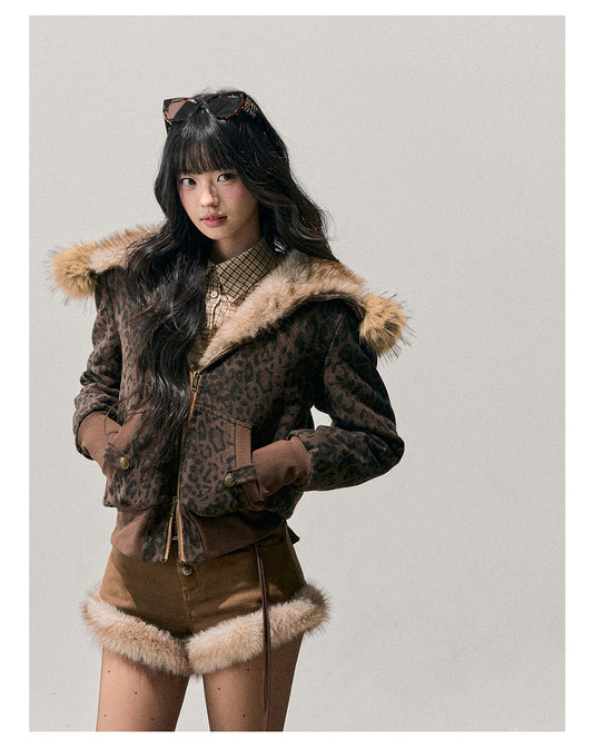 ShaoYeYan Aomalm Falling Leaves Whisper Padded Coat