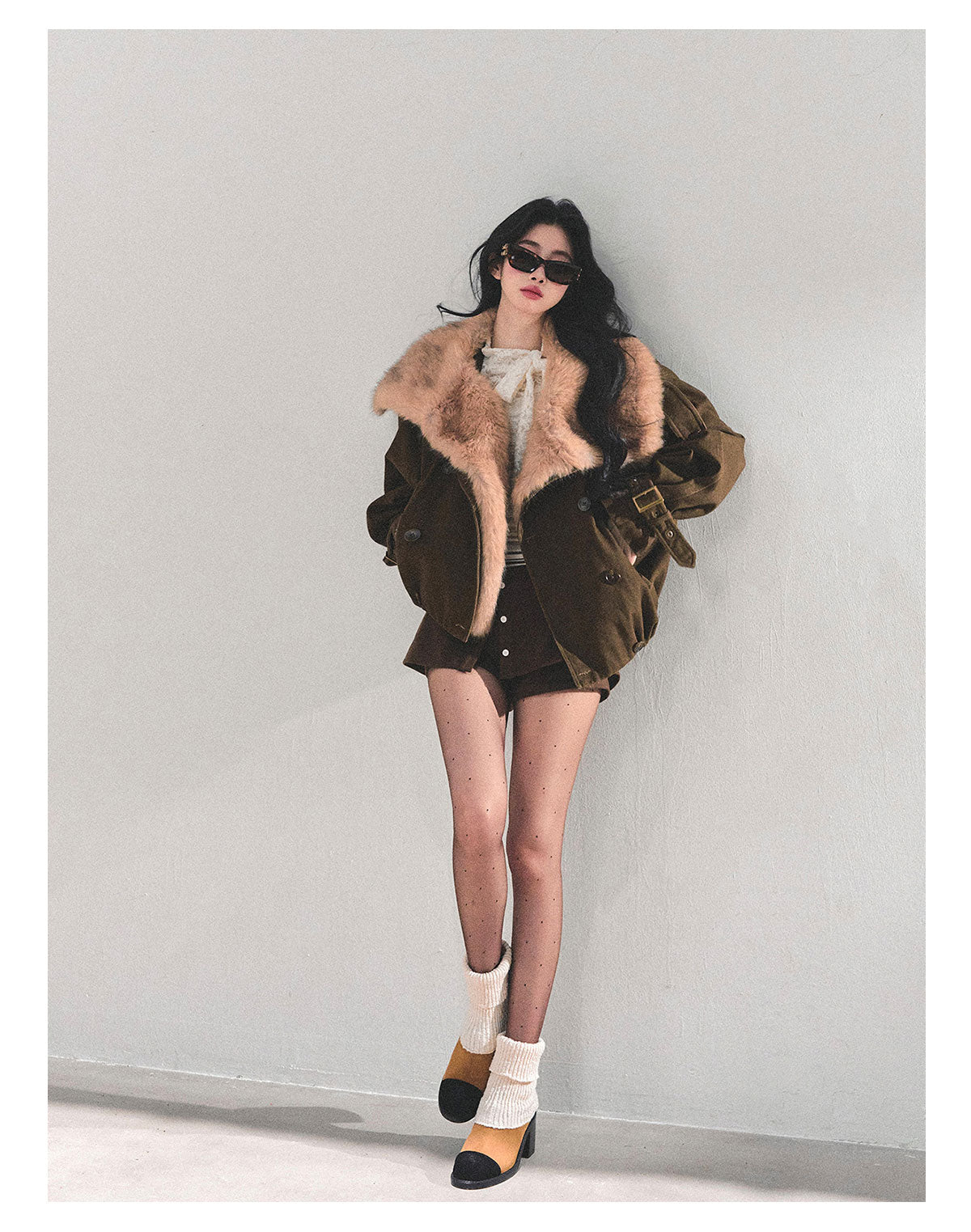 ShaoYeYan Winter Rendezvous Loose Plush Coat