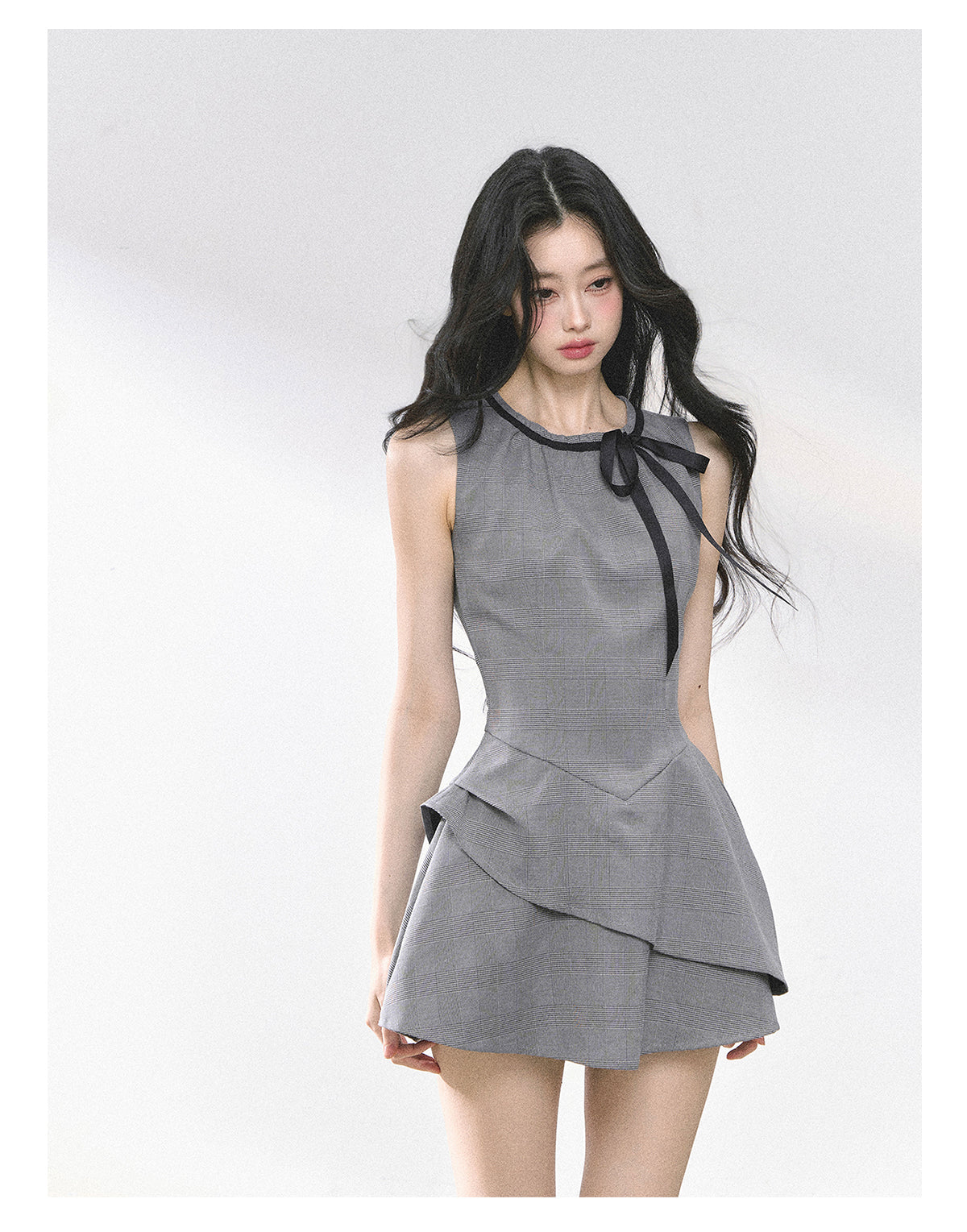 SHAOYEYAN Gray Puff Dress