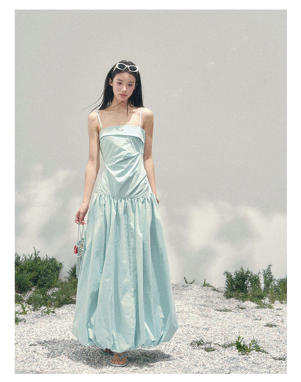 ShaoYeYan Aomalm She Passes Through Blooming Season Elegant Strap Dress
