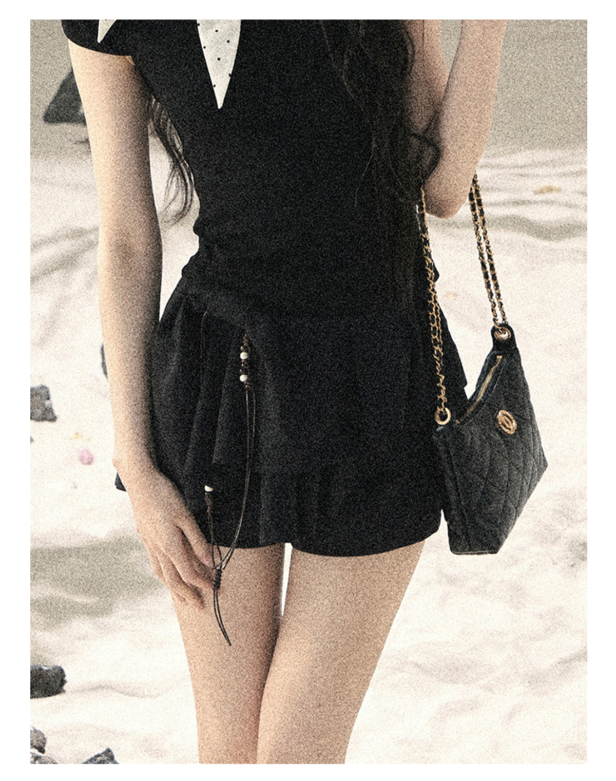ShaoYeYan Aomalm Layered Ruffles French Skort
