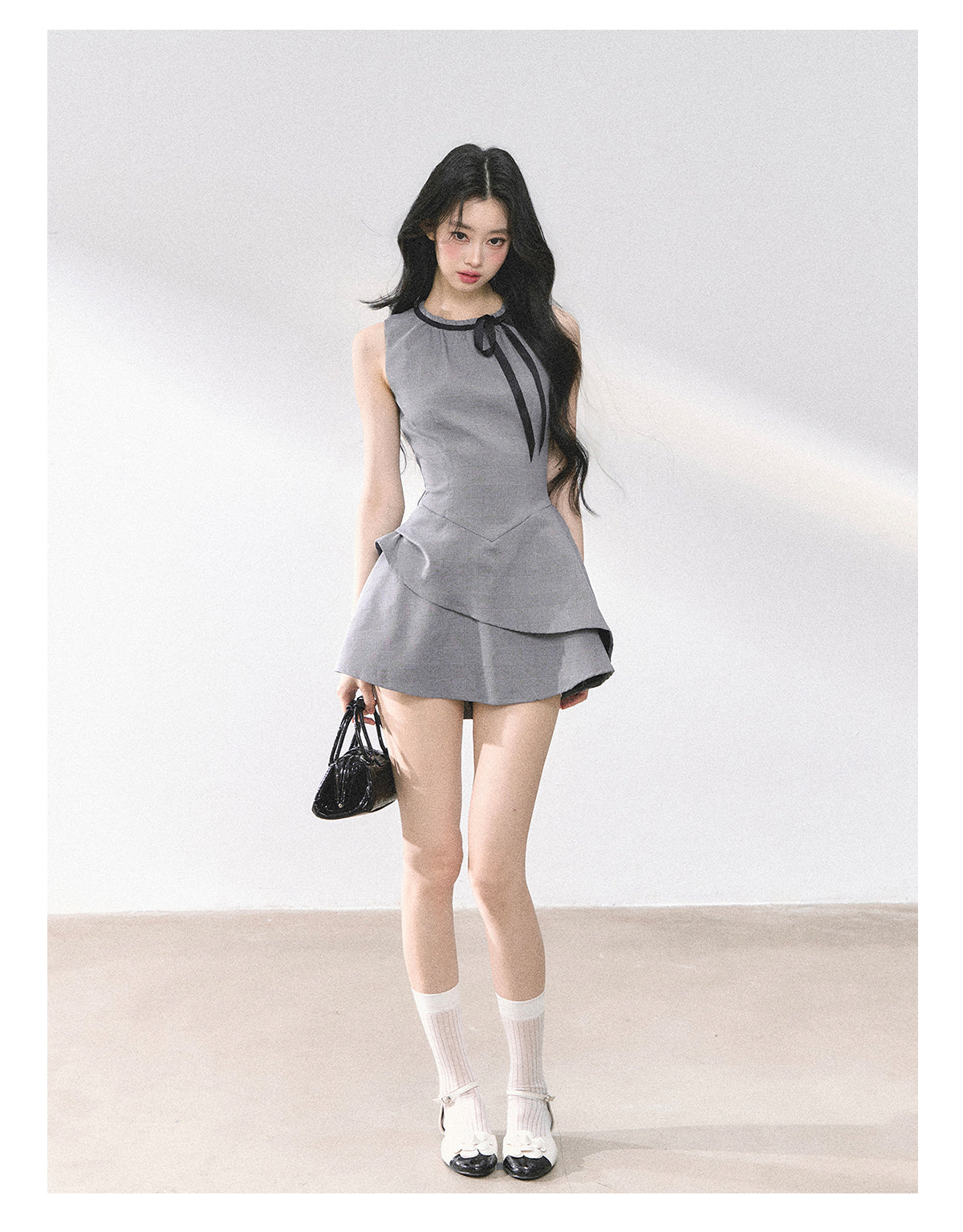 SHAOYEYAN Gray Puff Dress